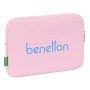 Funda para Portátil Benetton Pink Rosa (31 x 23 x 2 cm) de Benetton, Bolsas y fundas para portátiles y netbooks - Ref: S43082...