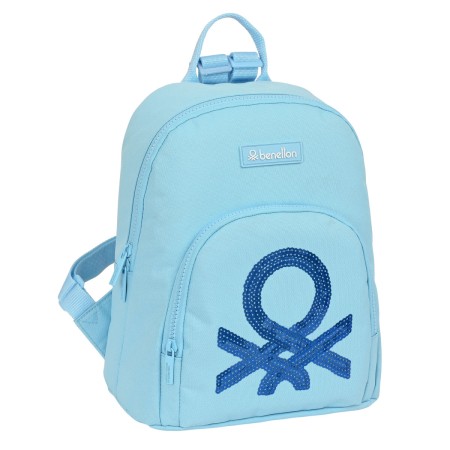 Casual Backpack Benetton Sequins Light Blue 13 L by Benetton, Casual Daypacks - Ref: S4308252, Price: 13,53 €, Discount: %