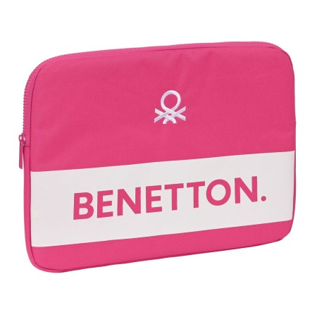 Funda para Portátil Benetton Raspberry Fucsia (34 x 25 x 2 cm) de Benetton, Bolsas y fundas para portátiles y netbooks - Ref:...