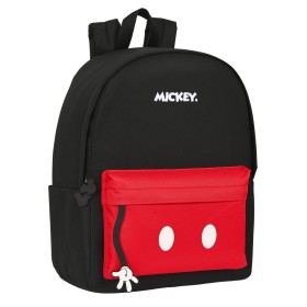 Laptop Backpack Mickey Mouse Clubhouse mickey mouse Red Black (31 x 40 x 16 cm) by Mickey Mouse Clubhouse, Bags and covers fo...