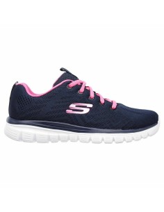 Zapatillas Deportivas Mujer Skechers D'Lux Walker Cool Azul | Tienda24 Tienda24.eu