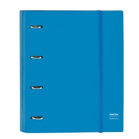 Reliure à anneaux Safta Azul Bleu (27 x 32 x 3.5 cm) de Safta, Classeurs - Réf : S4308342, Prix : 11,02 €, Remise : %