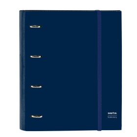 Raccoglitore ad anelli Safta Marino Blu Marino (27 x 32 x 3.5 cm) di Safta, Armadi schedari - Rif: S4308343, Prezzo: 11,02 €,...