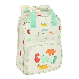 Mochila Escolar Safta Dinos 20 x 28 x 8 cm Creme de Safta, Mochilas infantis - Ref: S4308432, Preço: 12,32 €, Desconto: %