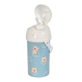 Flasche mit Deckel und Strohhalm Safta Baby bear Blau PVC 500 ml von Safta, Wasserflaschen - Ref: S4308446, Preis: 6,13 €, Ra...