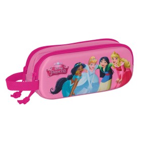 Double Carry-all Disney Princess Pink 21 x 8 x 6 cm 3D by Disney Princess, Pencil cases - Ref: S4308487, Price: 8,97 €, Disco...