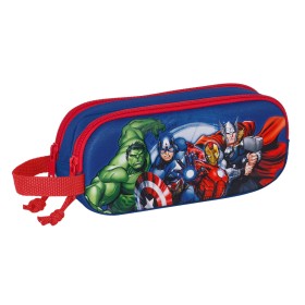 Portatodo Doble The Avengers 3D Azul marino 21 x 8 x 6 cm de The Avengers, Estuches - Ref: S4308491, Precio: 8,97 €, Descuent...