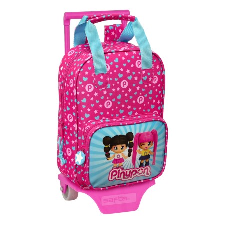 School Rucksack with Wheels Pinypon Blue Pink 20 x 28 x 8 cm by Pinypon, Children's Backpacks - Ref: S4308501, Price: 15,15 €...