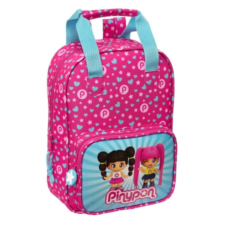 School Bag Pinypon Blue Pink 20 x 28 x 8 cm by Pinypon, Children's Backpacks - Ref: S4308503, Price: 10,55 €, Discount: %