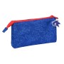 Triple Carry-all Sonic Let's roll Navy Blue 22 x 12 x 3 cm by Sonic, Pencil cases - Ref: S4308544, Price: 11,62 €, Discount: %