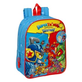 Zaino Scuola SuperThings Rescue force Azzurro 22 x 27 x 10 cm di SuperThings, Zainetti per bambini - Rif: S4308548, Prezzo: 9...