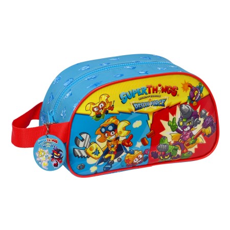 Kinder-Kulturbeutel SuperThings Rescue force Blau 26 x 15 x 12 cm | Tienda24 - Global Online Shop Tienda24.eu