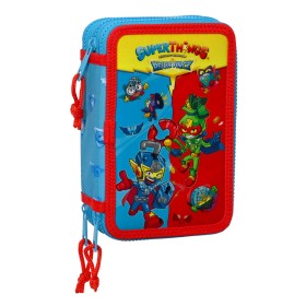 Zweifaches Mehrzweck-Etui Bluey Himmelsblau 21 x 8 x 6 cm | Tienda24 - Global Online Shop Tienda24.eu