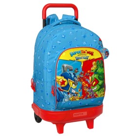 Trolley per la Scuola SuperThings Rescue force 33 x 45 x 22 cm Azzurro di SuperThings, Zainetti per bambini - Rif: S4308565, ...