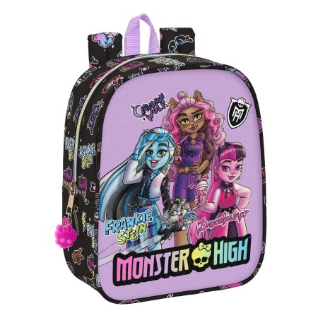 Zaino Scuola Monster High Creep Nero 22 x 27 x 10 cm | Tienda24 - Global Online Shop Tienda24.eu