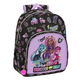 School Bag Monster High Creep Black 28 x 34 x 10 cm by Monster High, Children's Backpacks - Ref: S4308577, Price: 13,33 €, Di...