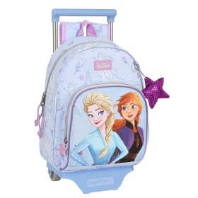 School Rucksack with Wheels Frozen Believe Lilac 28 x 34 x 10 cm by Frozen, Children's Backpacks - Ref: S4308616, Price: 42,6...