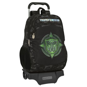 Mochila Escolar con Ruedas Transformers Negro 32 x 44 x 16 cm de Transformers, Mochilas infantiles - Ref: S4308671, Precio: 2...