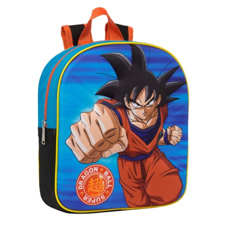 3D School Bag Dragon Ball Blue Orange 26 x 30 x 10 cm by Dragon Ball, Children's Backpacks - Ref: S4308691, Price: 7,39 €, Di...