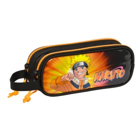 Portatodo Doble Naruto Negro Naranja 21 x 8 x 6 cm de Naruto, Estuches - Ref: S4308694, Precio: 7,91 €, Descuento: %