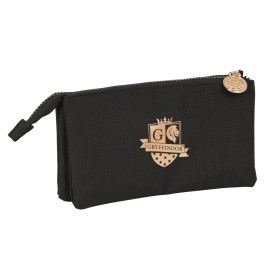 Portatodo Triple Harry Potter Bravery Negro 22 x 12 x 3 cm de Harry Potter, Estuches - Ref: S4308734, Precio: 7,95 €, Descuen...