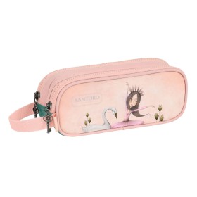 Portatodo Doble Santoro Swan lake Gris Rosa 21 x 8 x 6 cm de Santoro, Estuches - Ref: S4308744, Precio: 7,91 €, Descuento: %