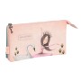 Portatodo Doble Santoro Swan lake Gris Rosa 22 x 12 x 3 cm de Santoro, Estuches - Ref: S4308747, Precio: 7,95 €, Descuento: %