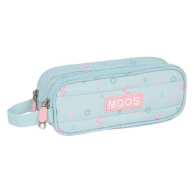 Double Carry-all Moos Garden Turquoise 21 x 8 x 6 cm by Moos, Pencil cases - Ref: S4308764, Price: 10,47 €, Discount: %