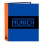 Raccoglitore ad anelli Munich Submarine Blu elettrico A4 27 x 33 x 6 cm di Munich, Armadi schedari - Rif: S4308815, Prezzo: 5...