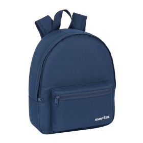 Mochila Safta Mini Azul Marinho 27 x 32 x 10 cm de Safta, Mochilas infantis - Ref: S4308824, Preço: 6,20 €, Desconto: %