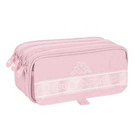 Trousse Fourre-Tout Triple Kappa 21,5 x 10 x 8 cm Rose de Kappa, Trousses - Réf : S4308868, Prix : 14,87 €, Remise : %