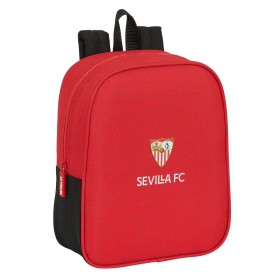 School Bag Sevilla Fútbol Club Black Red 22 x 27 x 10 cm by Sevilla Fútbol Club, Children's Backpacks - Ref: S4308924, Price:...