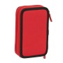 Plumier double Sevilla Fútbol Club Noir Rouge 12.5 x 19.5 x 4 cm (28 Pièces) de Sevilla Fútbol Club, Trousses - Réf : S430894...