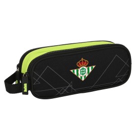 Zweifaches Mehrzweck-Etui Real Betis Balompié Schwarz Neongrün 21 x 8 x 6 cm von Real Betis Balompié, Federmäppchen - Ref: S4...