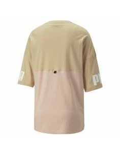 Camiseta de Manga Corta Mujer Puma Colorblock Beige de Puma, Camisetas - Ref: S6464817, Precio: 20,24 €, Descuento: %