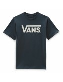 Camisola de Manga Curta Infantil Vans Classic Azul escuro | Tienda24 Tienda24.eu