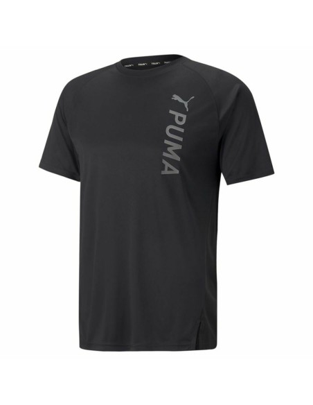 Camiseta de Manga Corta Hombre Puma Fit Negro Hombre | Tienda24 Tienda24.eu