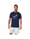 Men’s Short Sleeve T-Shirt Asics Court Blue | Tienda24 Tienda24.eu