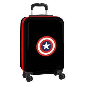 Cabin suitcase Capitán América Black 20'' 34,5 x 55 x 20 cm by Capitán América, Suitcases - Ref: S4309069, Price: 69,15 €, Di...