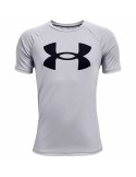 Child's Short Sleeve T-Shirt Under Armour Tech Big Logo Grey | Tienda24 Tienda24.eu