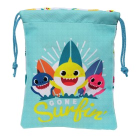 Sac à goûter Baby Shark Surfing 20 x 25 x 1 cm Sac Bleu Blanc de Baby Shark, Stockage des aliments - Réf : S4309085, Prix : 5...