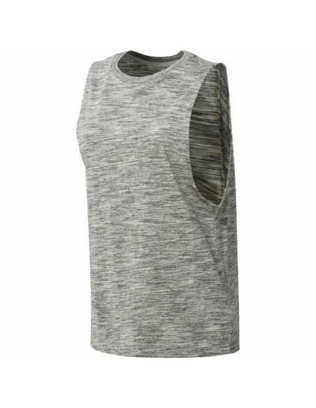 T-Shirt de Alças Mulher Reebok Marble Muscle Cinzento claro | Tienda24 Tienda24.eu