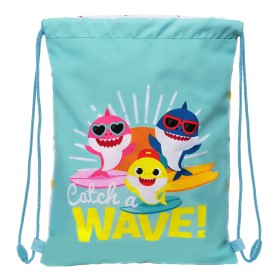 Backpack with Strings Baby Shark Surfing Blue White 26 x 34 x 1 cm by Baby Shark, School Bags - Ref: S4309091, Price: 6,78 €,...