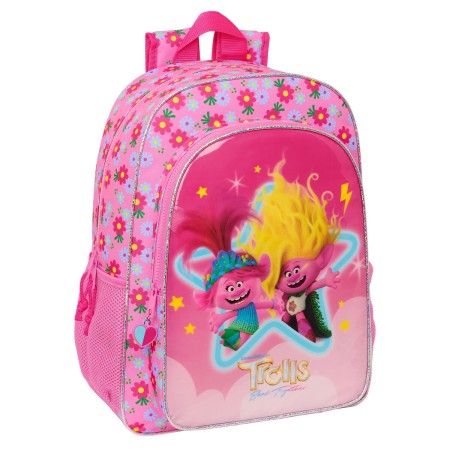 School Bag Trolls Pink 33 x 42 x 14 cm by Trolls, Children's Backpacks - Ref: S4309094, Price: 17,94 €, Discount: %