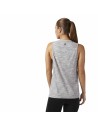 T-Shirt de Alças Mulher Reebok Marble Muscle Cinzento claro | Tienda24 Tienda24.eu