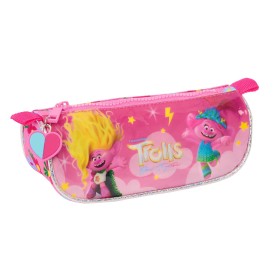 Trousse d'écolier Trolls Triangulaire Rose 20 x 8.5 x 8 cm de Trolls, Trousses - Réf : S4309097, Prix : 5,58 €, Remise : %