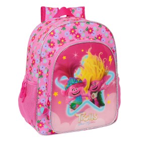 Cartable Trolls Rose 32 X 38 X 12 cm de Trolls, Sacs à dos enfant - Réf : S4309101, Prix : 17,92 €, Remise : %