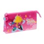 Dreifaches Mehrzweck-Etui Trolls Rosa 22 x 12 x 3 cm von Trolls, Federmäppchen - Ref: S4309102, Preis: 7,95 €, Rabatt: %