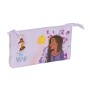 Dreifaches Mehrzweck-Etui Wish Lila 22 x 12 x 3 cm | Tienda24 - Global Online Shop Tienda24.eu