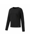 Women’s Long Sleeve T-Shirt Reebok Thermowarm Deltapeak Black | Tienda24 Tienda24.eu